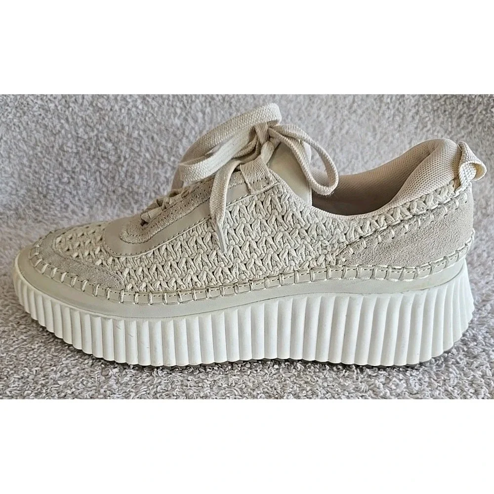 Dolce Vita‎ Dolen Sneakers in Sandstone Knit Women's Size 10 Platform Shoes